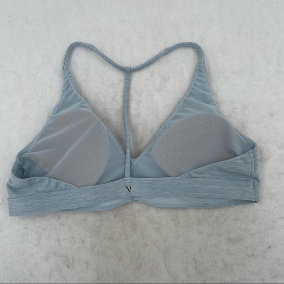 VICTORIA’S SECRET Women’s Bralette Heathered Blue removable pads Y back Large - Picture 7 of 10